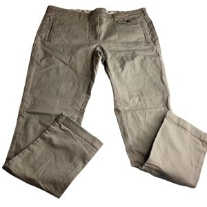 Brooks Brothers 8 Khaki Slim Fit Pants Office Casual Designer 2691-AP